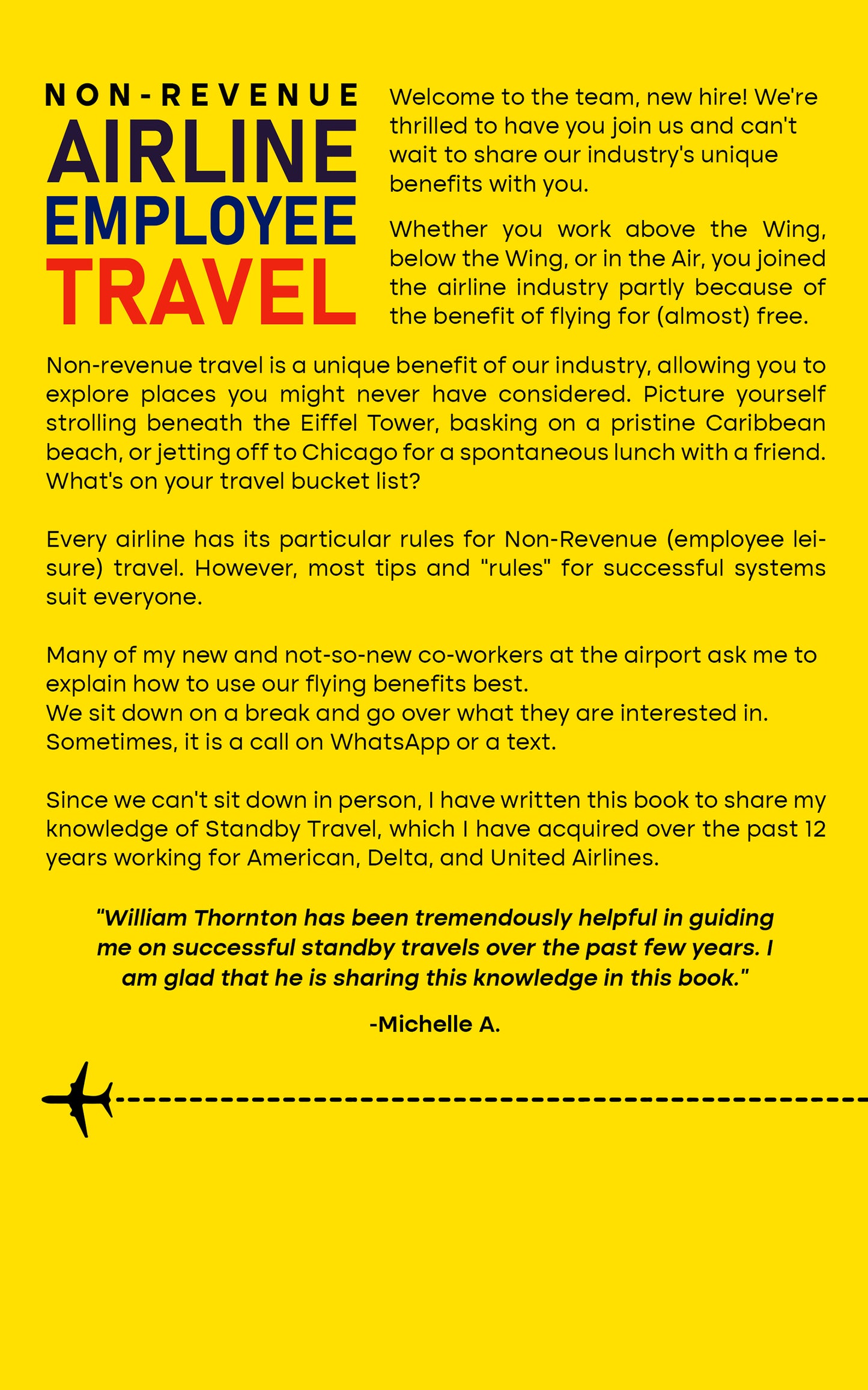 Non-Revenue Airline Employee Travel - KINDLE edition
